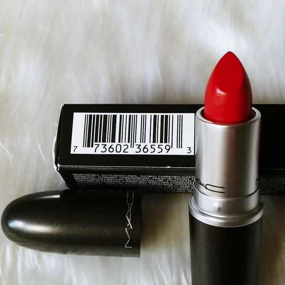 NEW IN BOX 640 Red Rock Creamy Matte Lipstick MAC Full Size - Picture 12 of 16